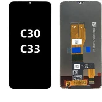 تاچ ال سی دی Realme C30/C33 No Frame service Black
