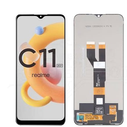 تاچ ال سی دی Realme C11 2020/A15 No Frame service Black