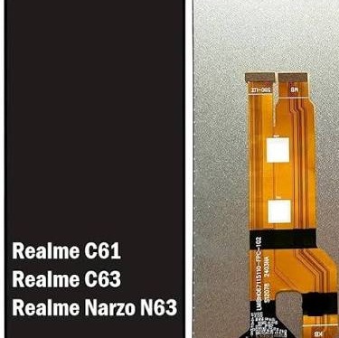 تاچ ال سی دی Realme c63/n63 no frame service Black