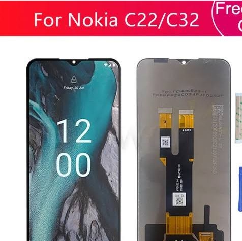 تاچ و ال سی دی Nokia C32/C22 No frame service Black